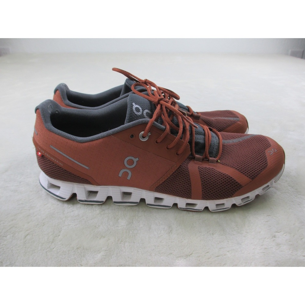 ON Cloud X Running Shoes Mens Size 10 Orange White Athletic Sneakers Training - Picture 2 of 16